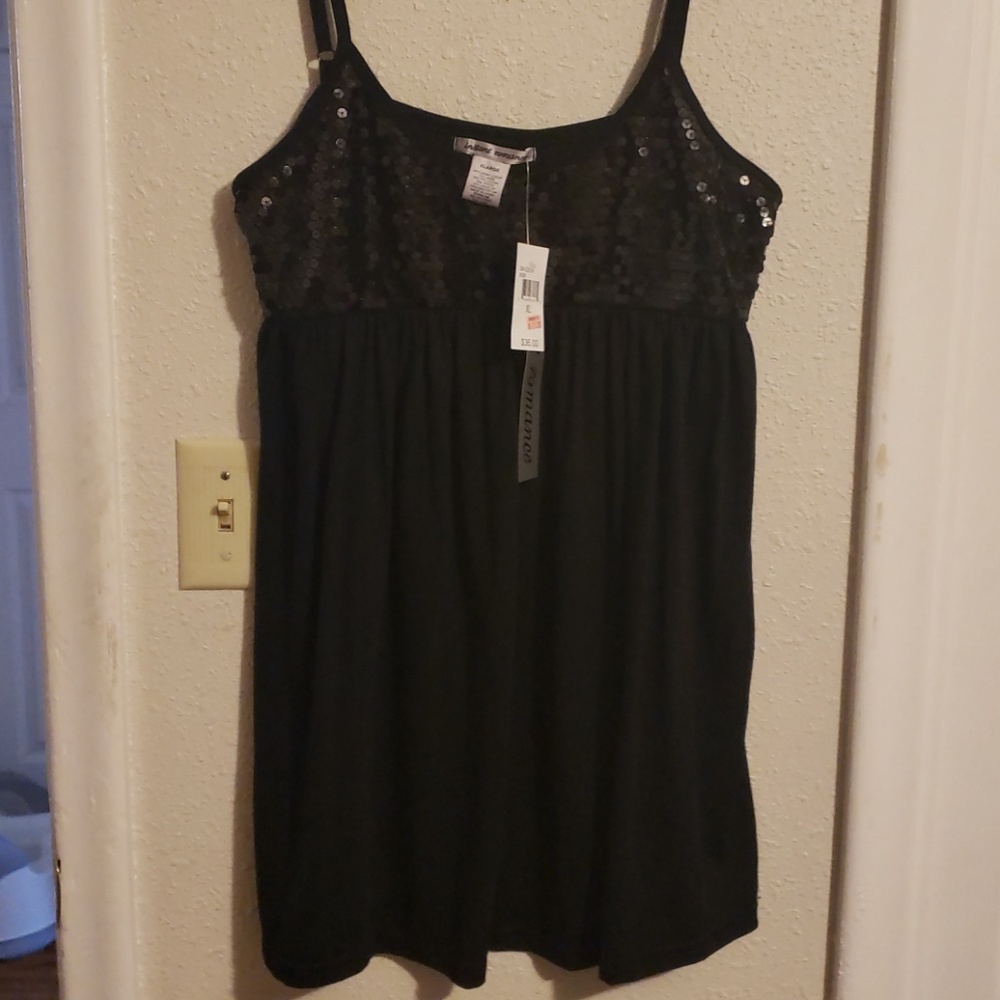 Sequin tank top